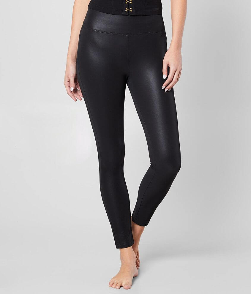 Boom Boom Faux Leather Legging front view