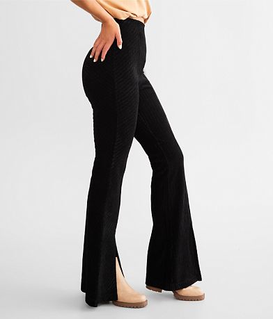Modish Rebel High Rise Split Flare Pant full right side view