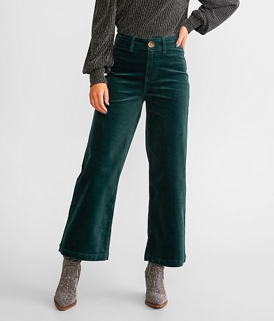 Buckle Black Pull On Flare Stretch Pant