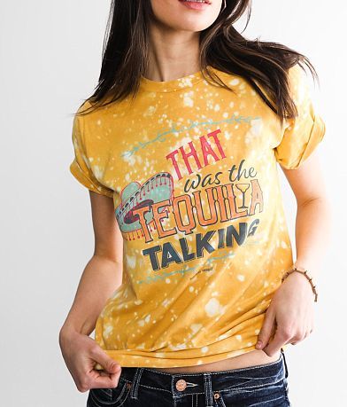 Bohemian Cowgirl The Tequila Talking T-Shirt misc detail 1 view