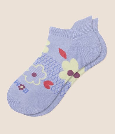 Bombas® All Over Flowers Ankle Socks front view