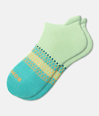 Bombas® Black Hive Ankle Socks front view