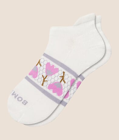 Bombas® Floral Row Ankle Socks front view