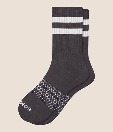 Bombas® Vintage Stripes Half Calf Socks front view