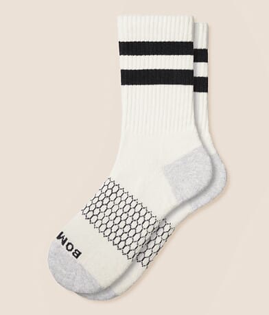 Bombas® Vintage Stripes Half Calf Socks front view