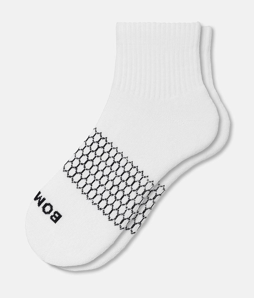 Bombas&#174; Solid Quarter Socks front view