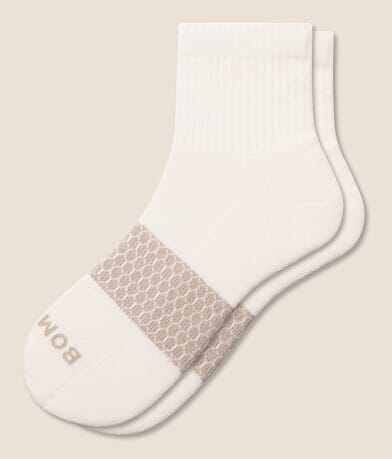 Bombas® Arch Block Quarter Socks front view