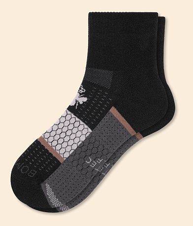 Bombas® Performance Golf Quarter Socks front view