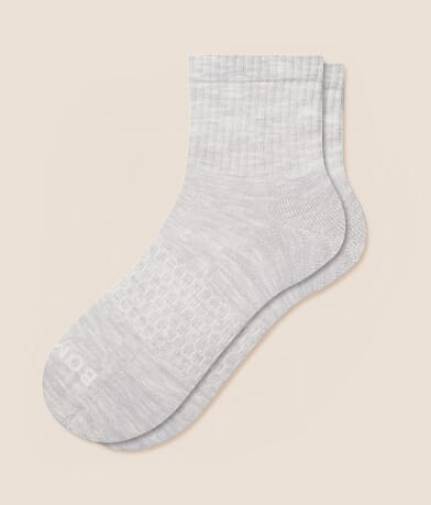 Bombas® Randomfeed Quarter Socks front view