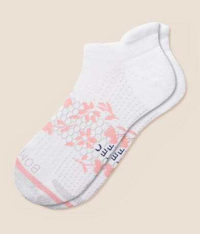 Bombas® Floral Performance Golf Ankle Socks front view
