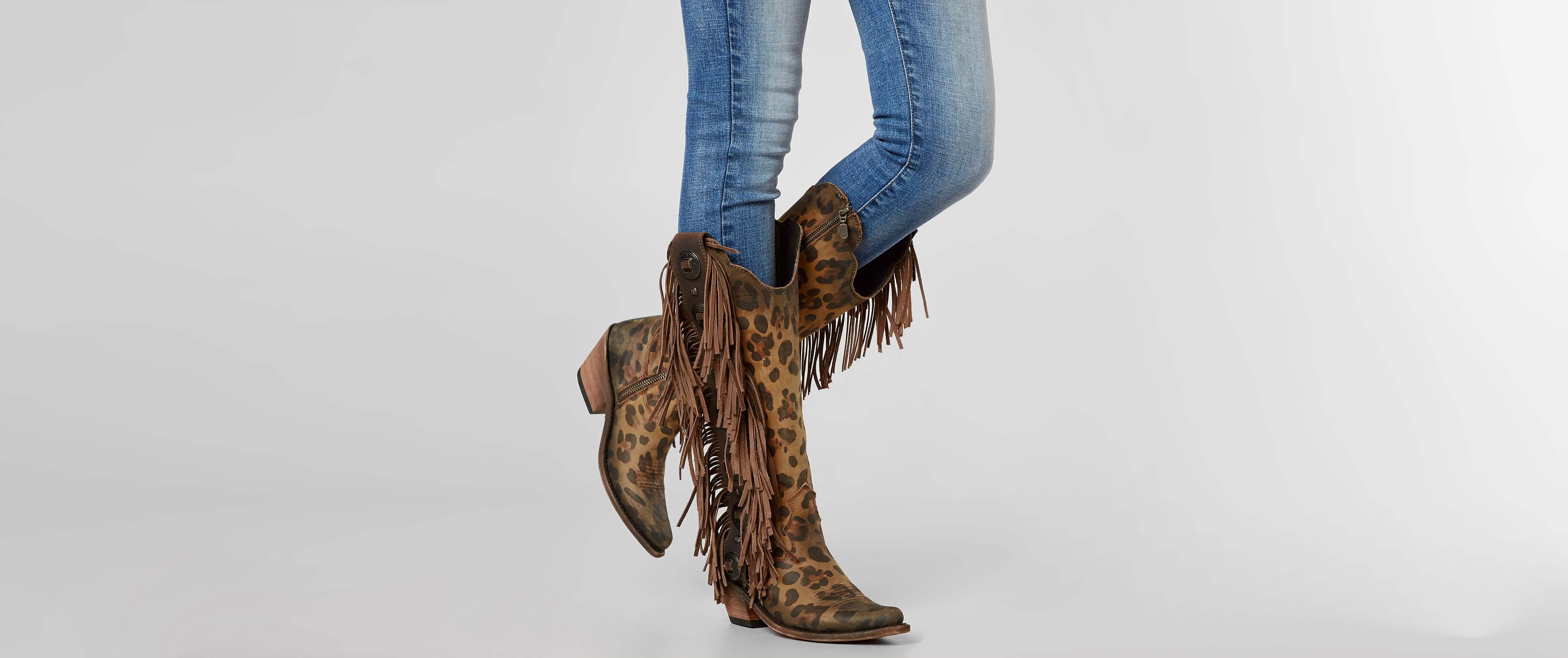 liberty black leopard boots