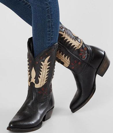 Liberty Black Sherry Toscano Leather Western Boot misc detail 4 view