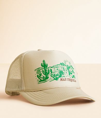 Bottom Shelf Mas Tequila Trucker Hat front view