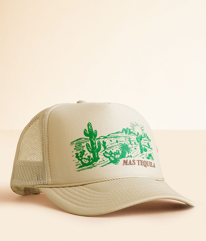 Bottom Shelf Mas Tequila Trucker Hat front view