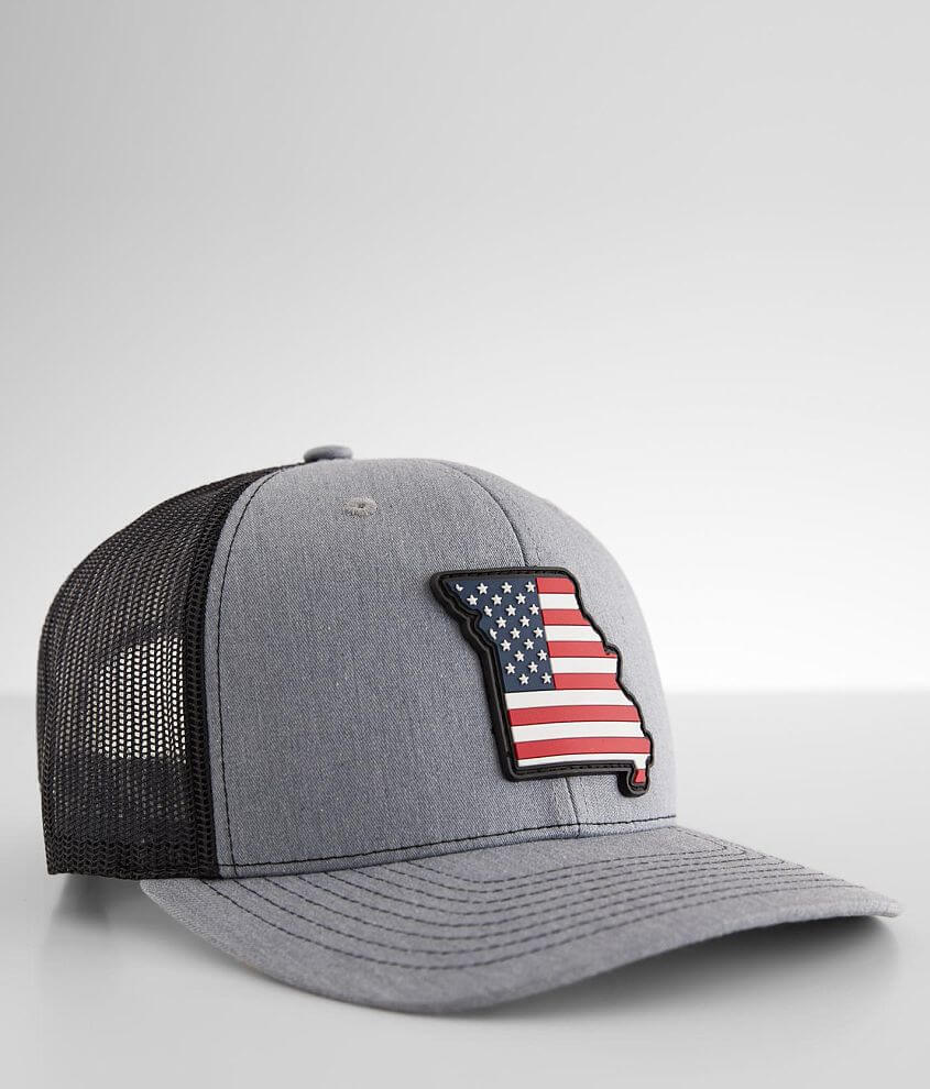 Branded Bills Missouri Patriot Rogue Trucker Hat front view