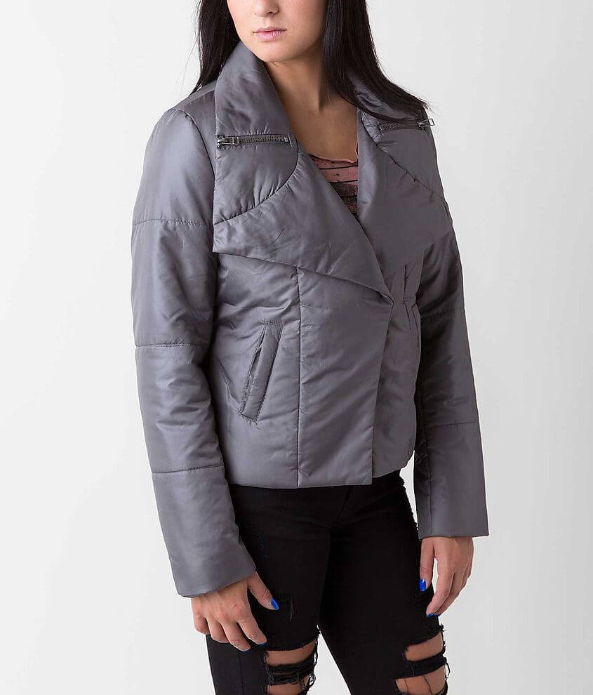 Daytrip Puffer Jacket Womens Coatsjackets In Charcoal Buckle 