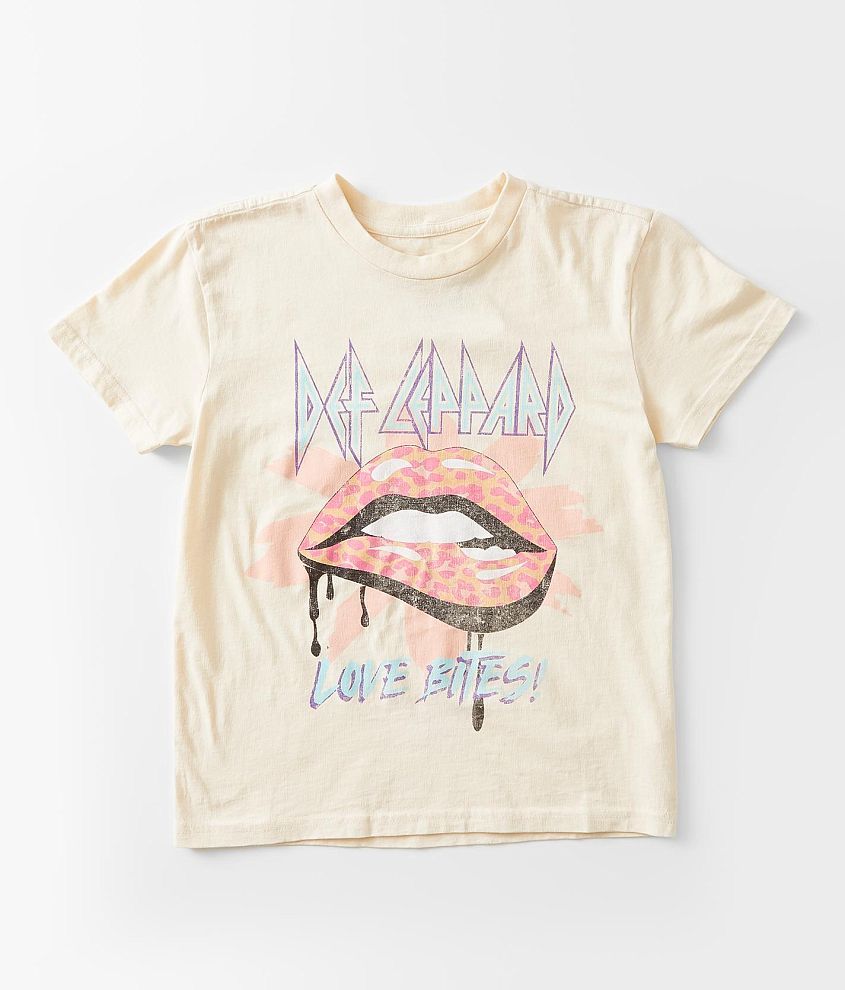 Girls - Def Leppard Love Bites T-Shirt front view