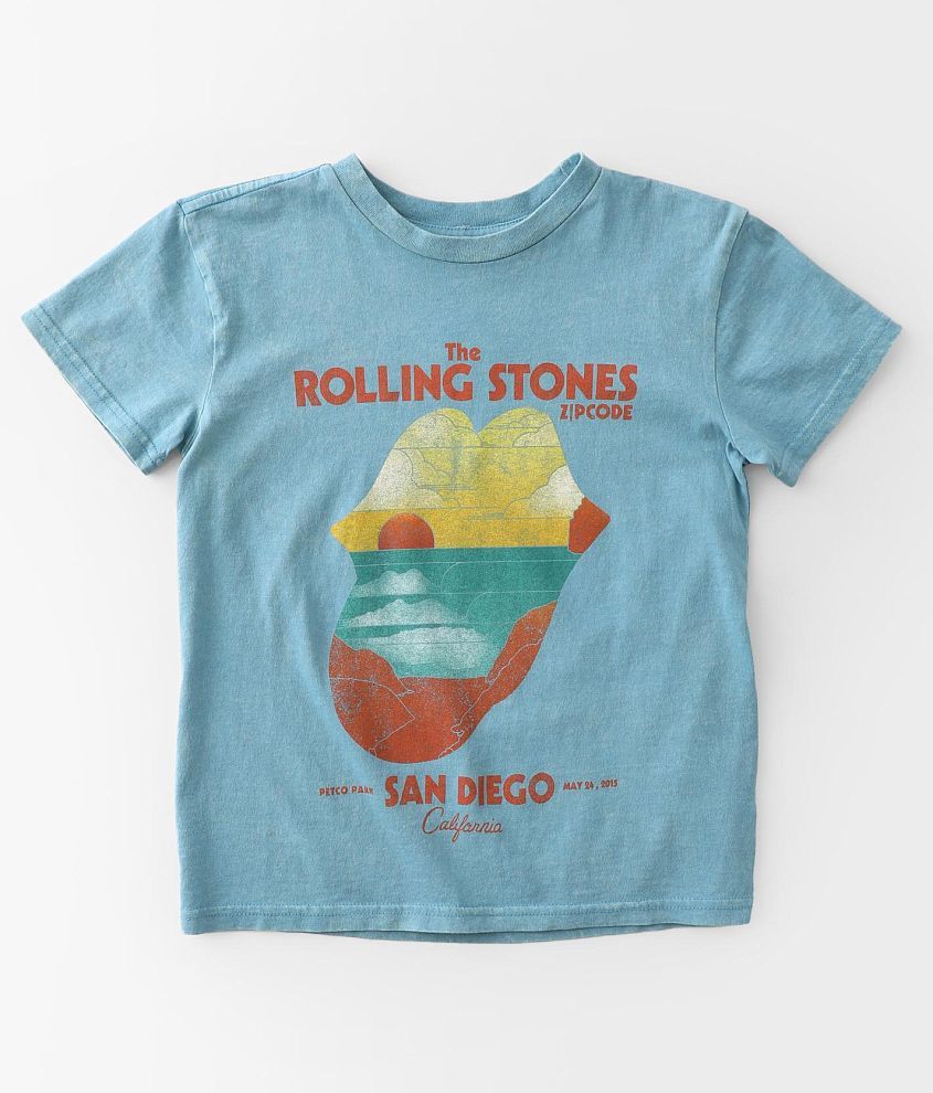 Girls - The Rolling Stones Zipcode Band T-Shirt front view