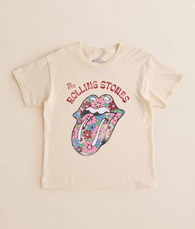 Bravado Girls - The Rolling Stones Oversized Band T-Shirt front view