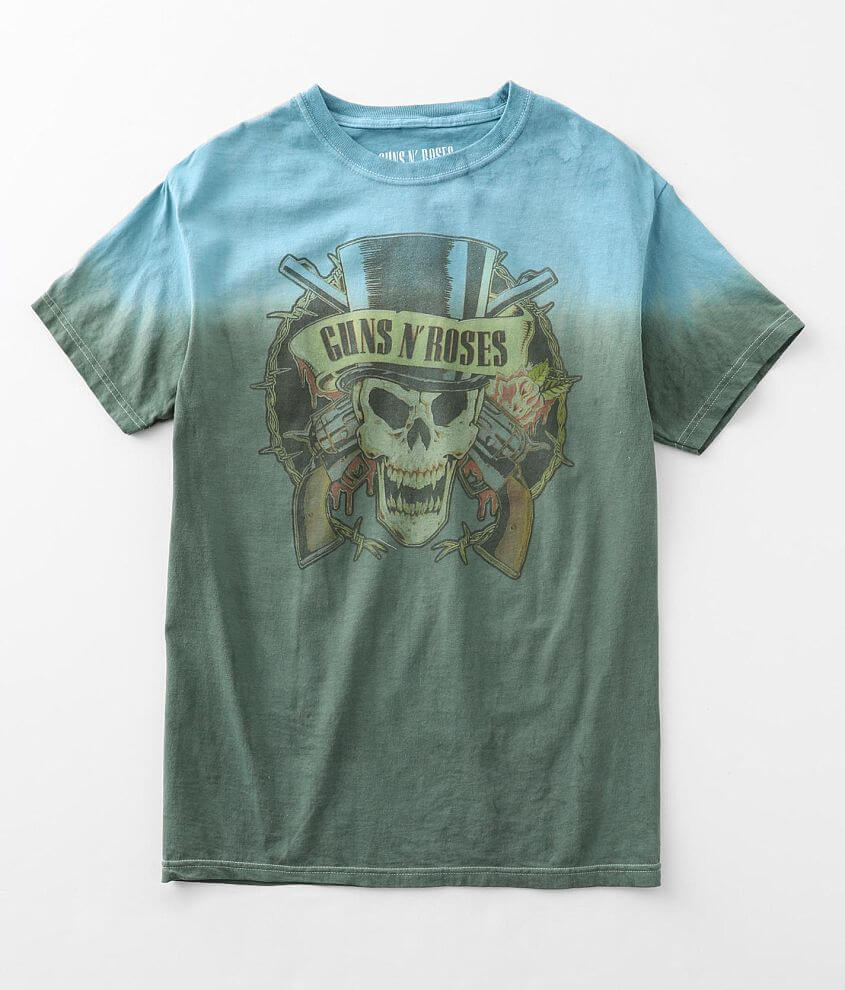 Guns N Roses Greatest Hits Band T Shirt Women S T Shirts In Washed Blue Buckle buckle