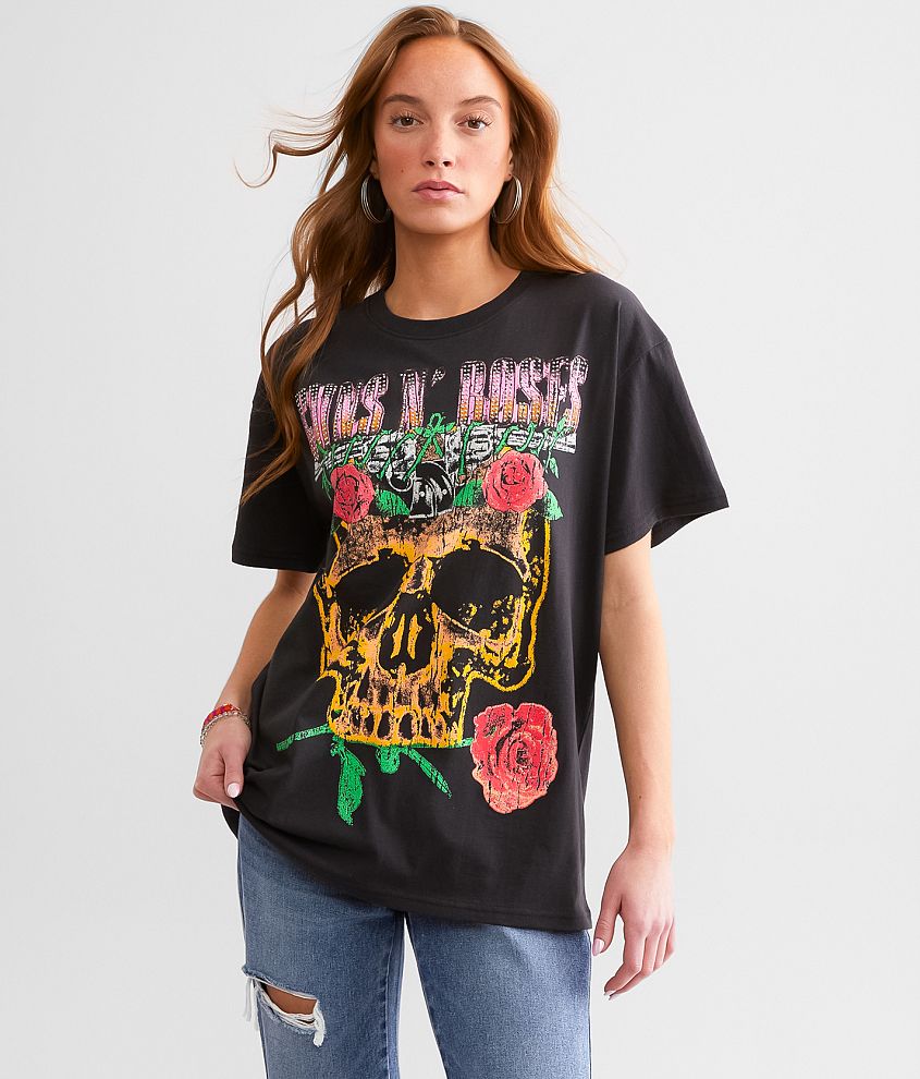 Guns N' Roses 1991 Tour Oversized Band T-Shirt - Women's T-Shirts in ...