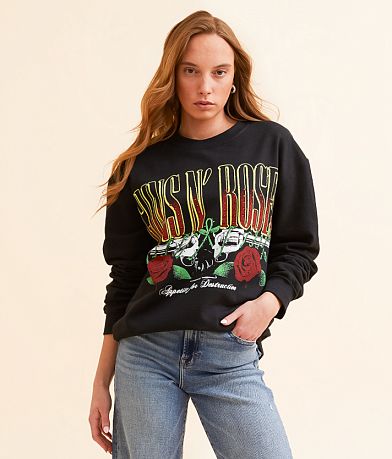 Bravado Guns N' Roses Oversized Band Pullover front view