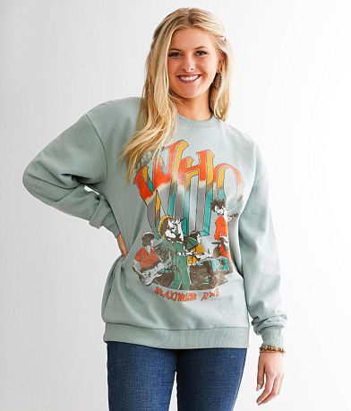 Bravado The Who Band Washed Pullover front view