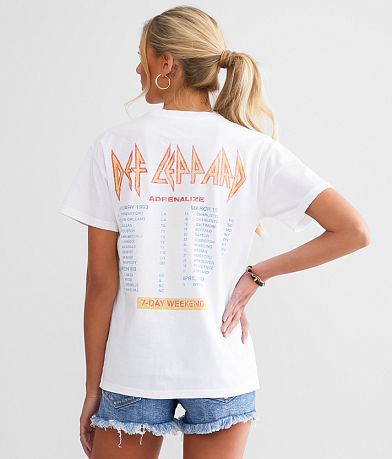 Def Leppard Americana Band T-Shirt back view