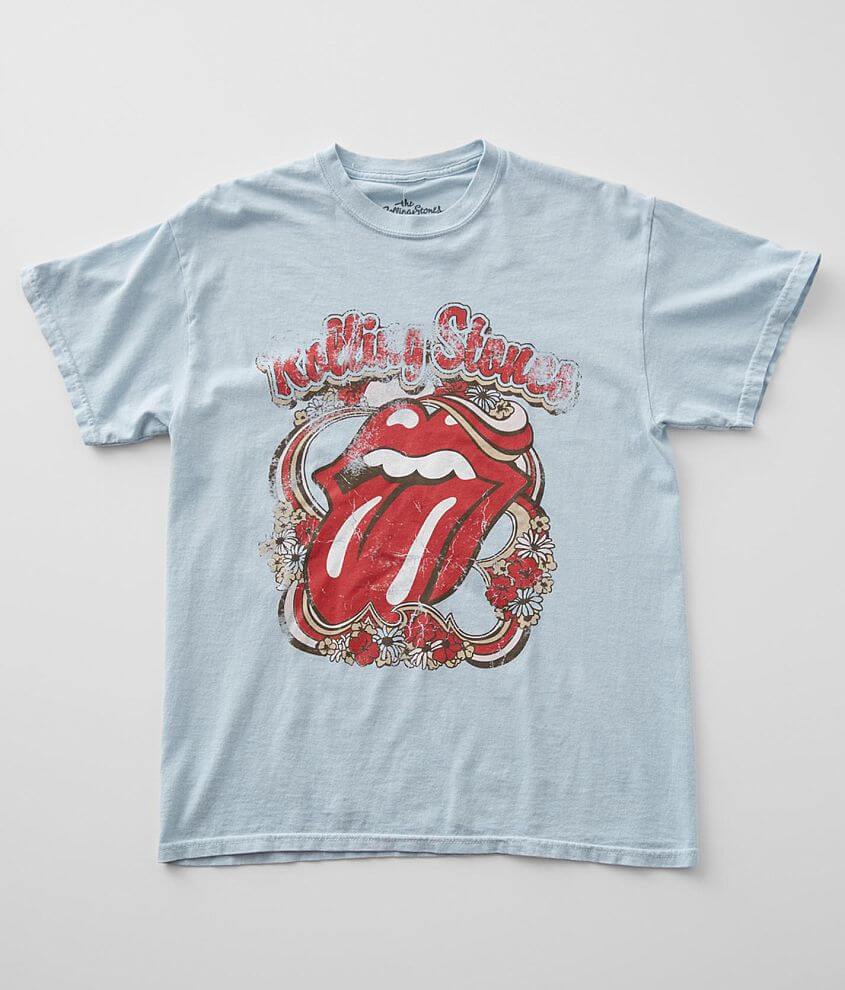 The Rolling Stones Band T-Shirt - Women's T-Shirts in Baby Blue