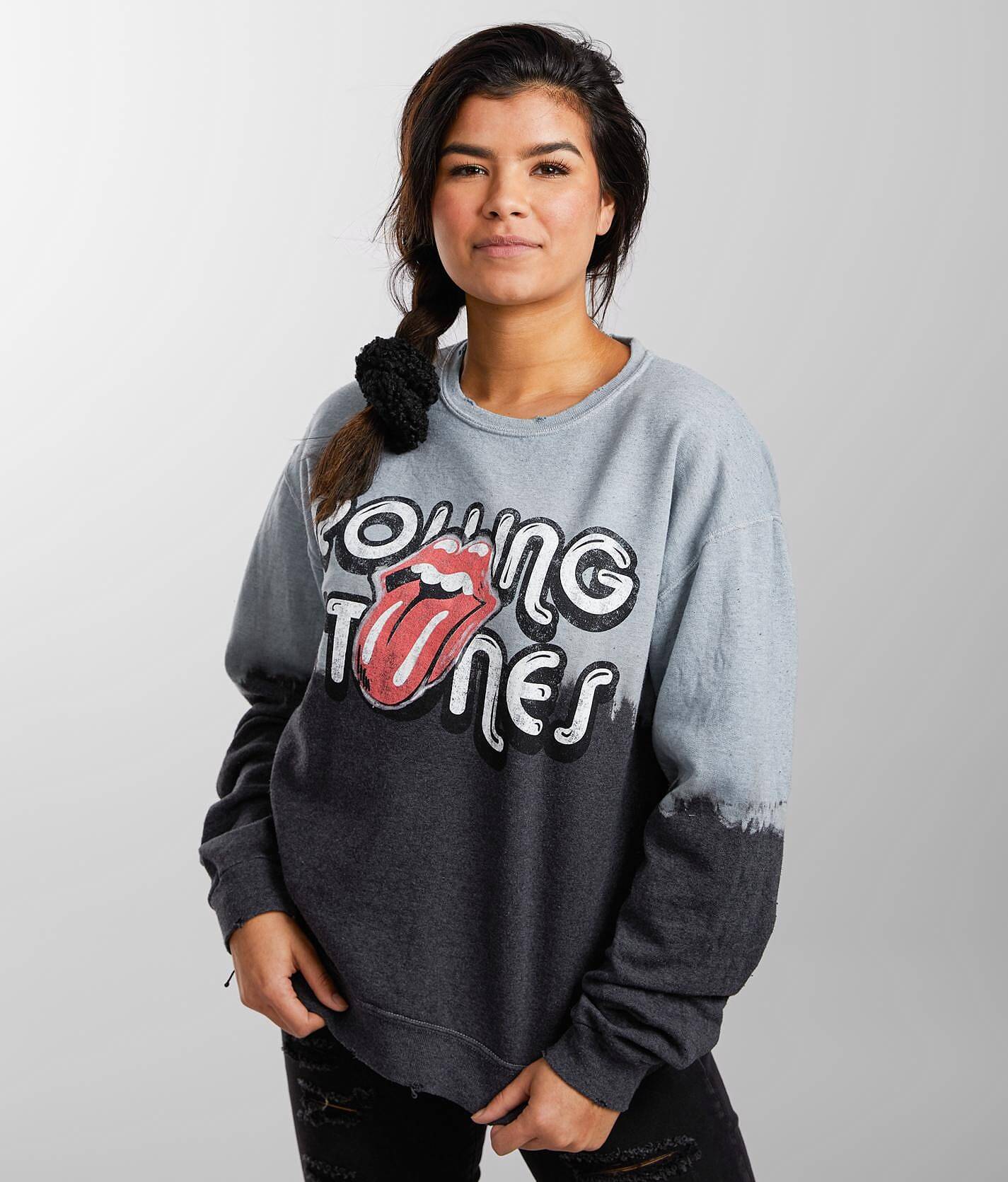 rolling stones sweatshirt women's