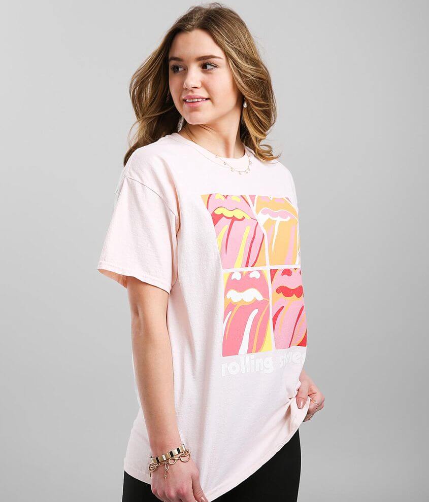 Pink rolling sale stones shirt