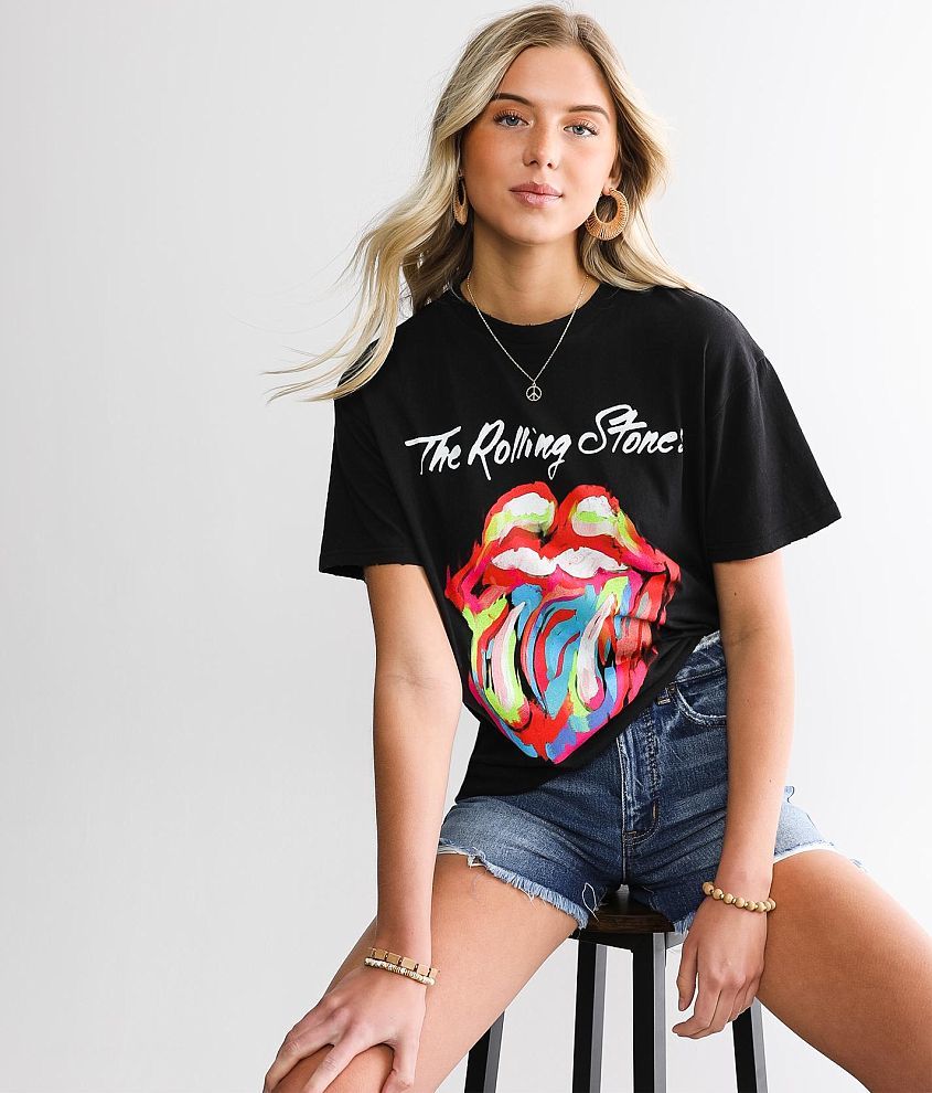 Rolling stones 2025 t shirt ladies