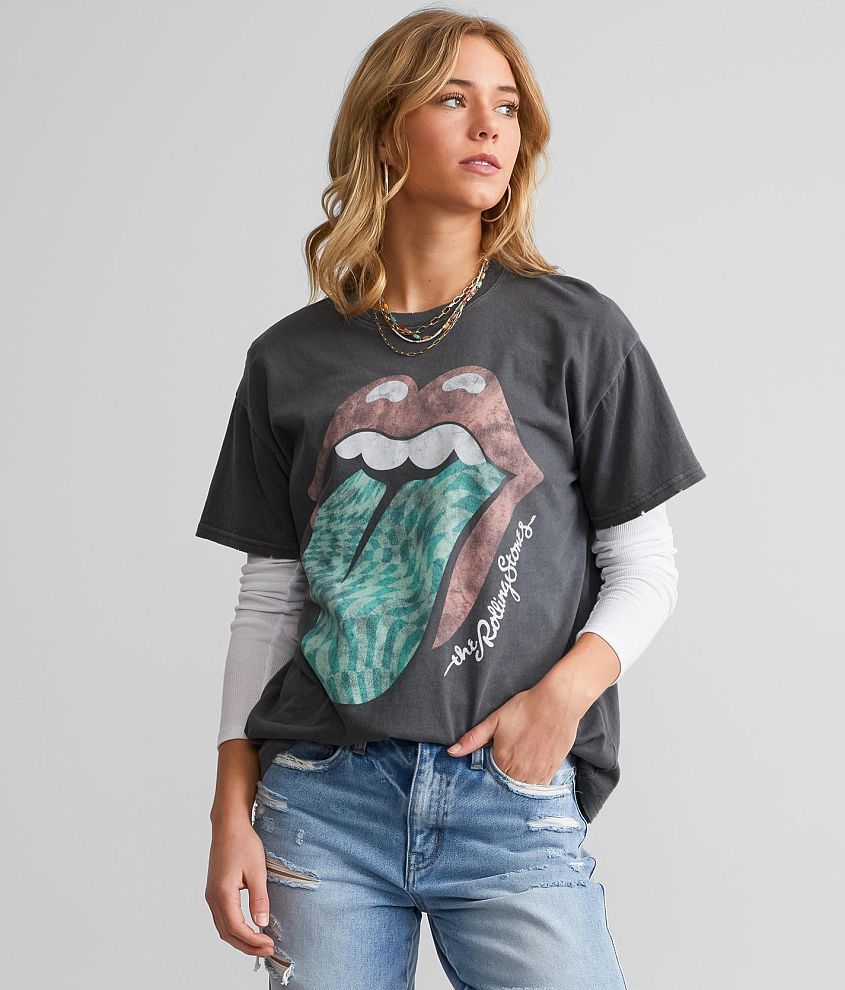 Stones Band T-Shirt - Women's T-Shirts in Grey | Buckle