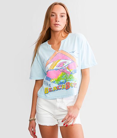Bravado Beach Boys Cropped Band T-Shirt front view
