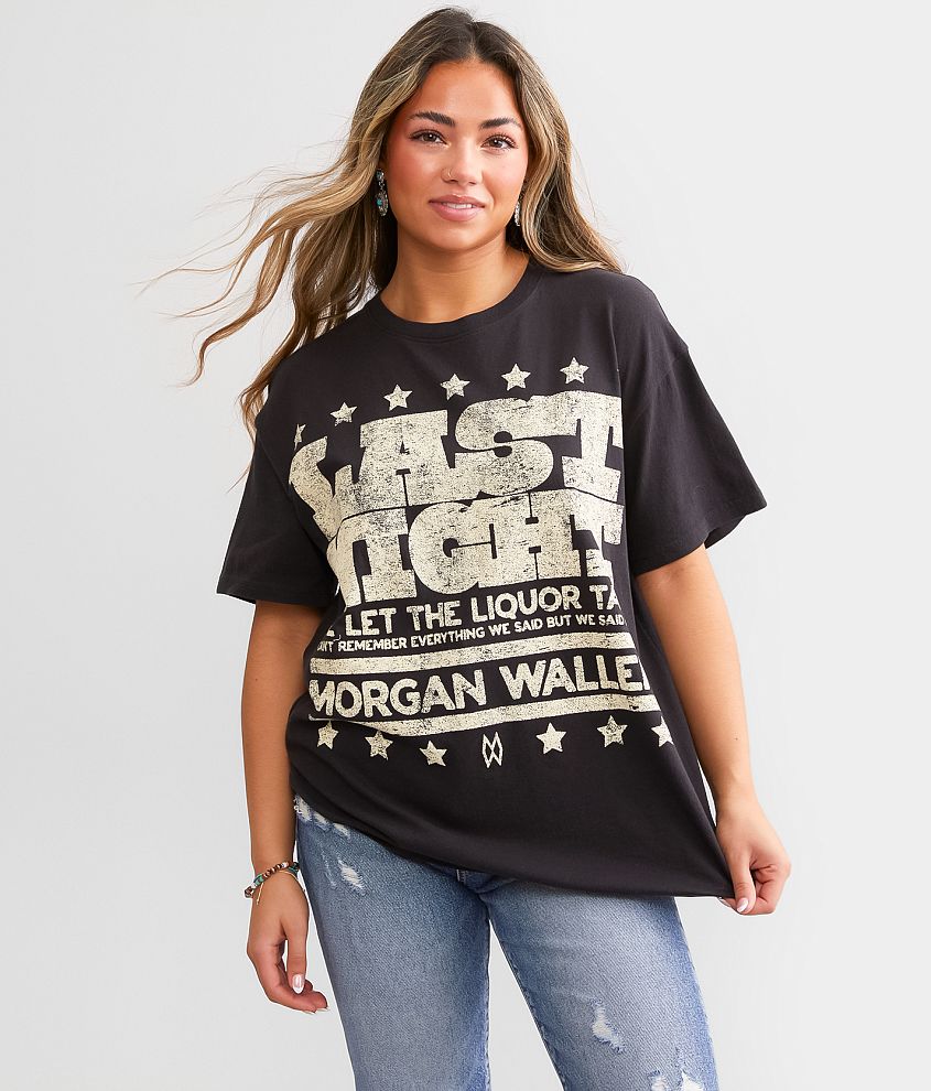 Morgan Wallen Last Night Band T-Shirt front view