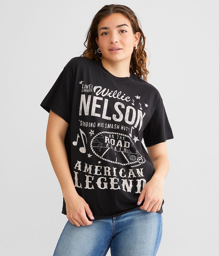 Bravado Willie Nelson American Legend Band T-Shirt front view