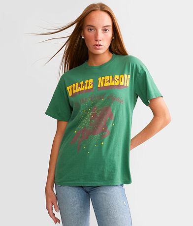 Bravado Willie Nelson On The Road Again Band T-Shirt FULL_RIGHT_SIDE