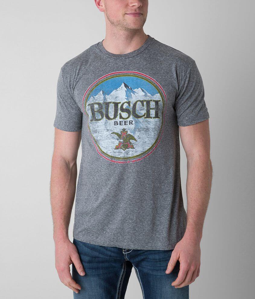 Brew City Faded Busch T-Shirt front view