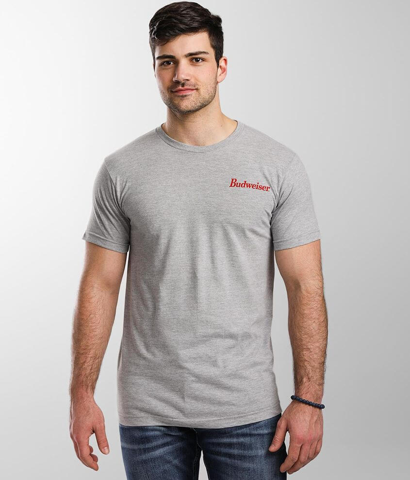 Brew City Budweiser® 6 Pack T-Shirt - Men's T-Shirts in Heather Grey ...