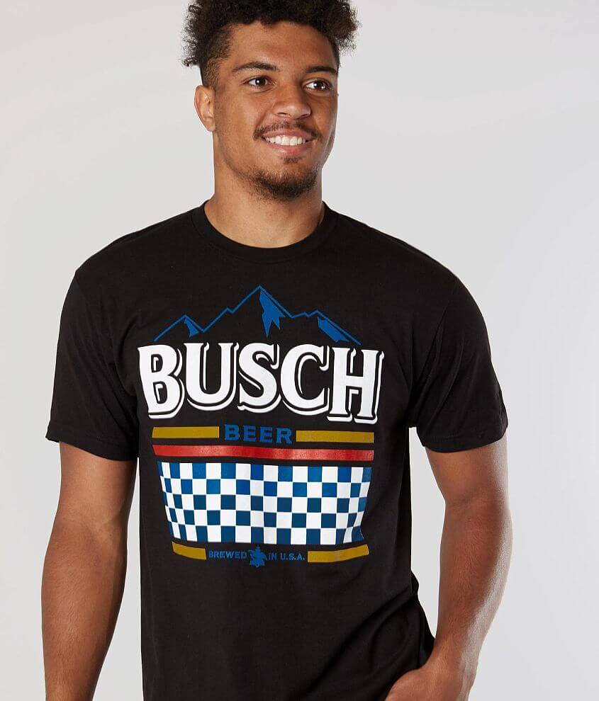 Brew City Busch Beer Racing T-Shirt front view