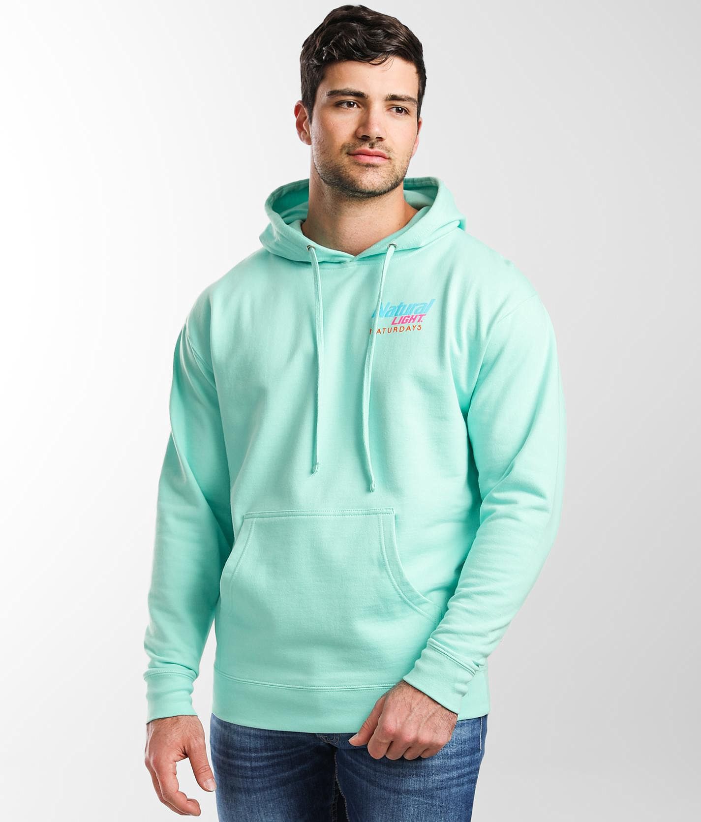 Light cheap teal hoodie