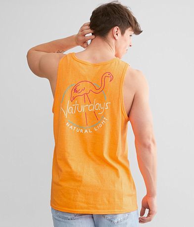 Brew City Natural Light® Neon Tank Top front view