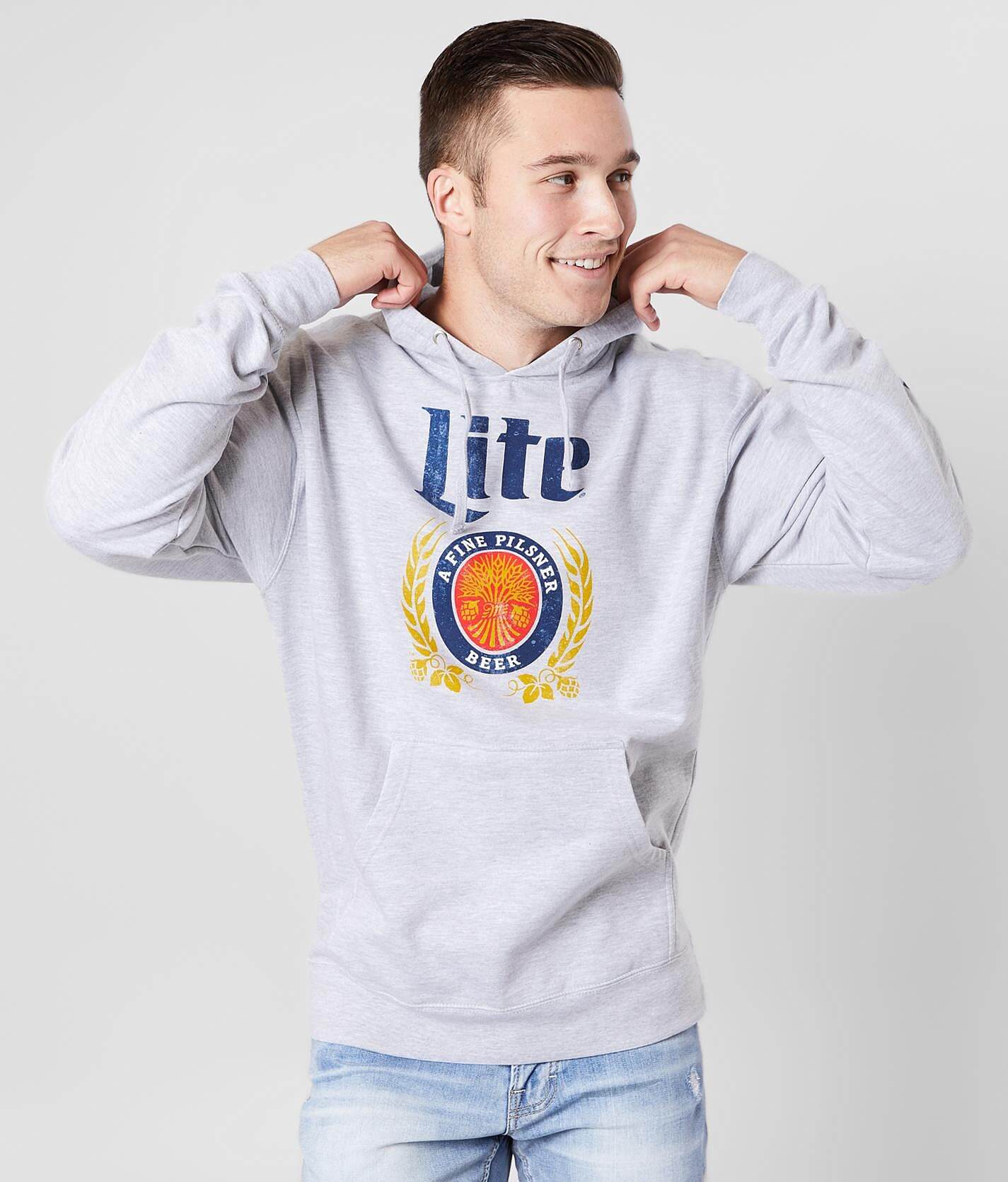 miller lite crew neck sweatshirt