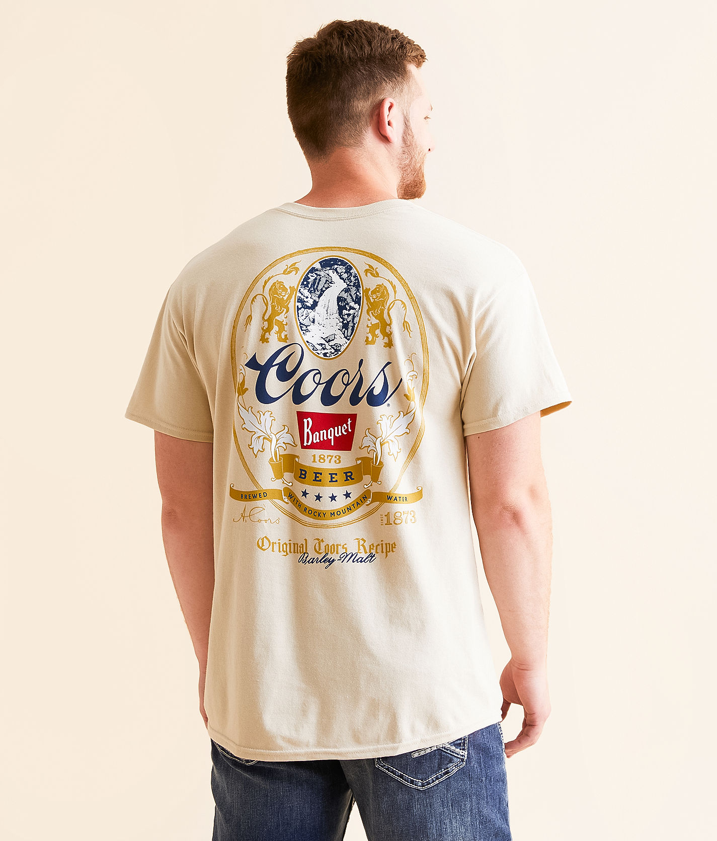 Coors Banquet ヴィンテージ調 プリントTシャツ ビックロゴ