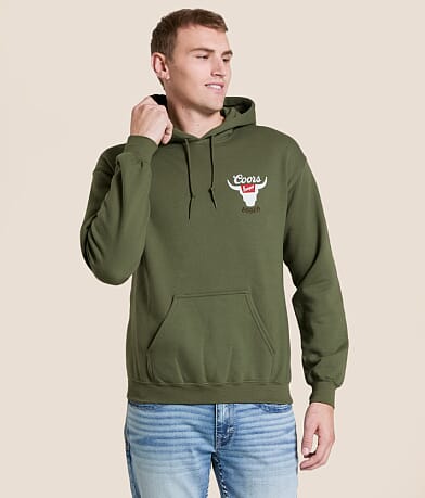 Brew City Coors® Banquet Hooded Sweatshirt front view