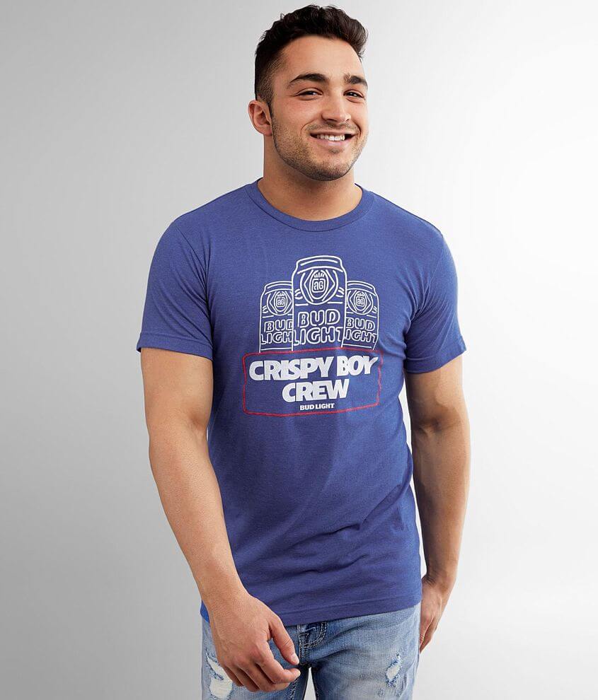 Brew City Bud Light Crispy Boy Crew T-Shirt front view