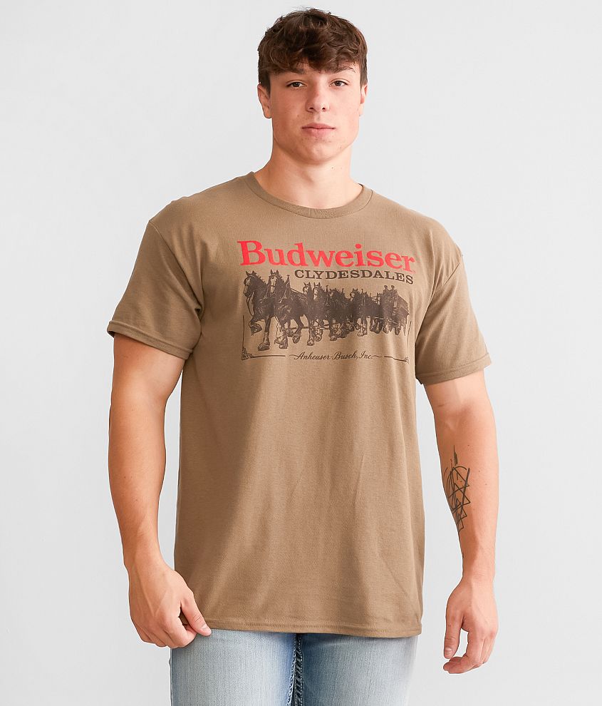 Brew City Budweiser® Clydesdale T-Shirt - Men's T-Shirts in Brown