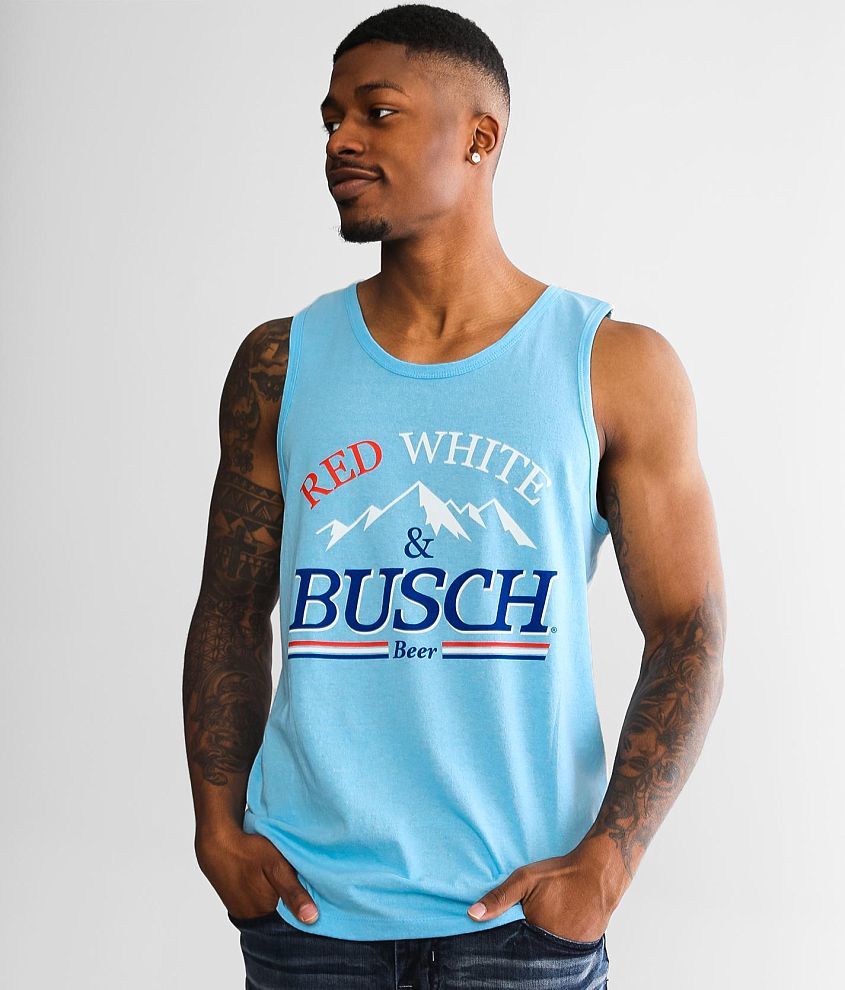 Brew City Red White & Busch Light® Tank Top - Men's Tank Tops in