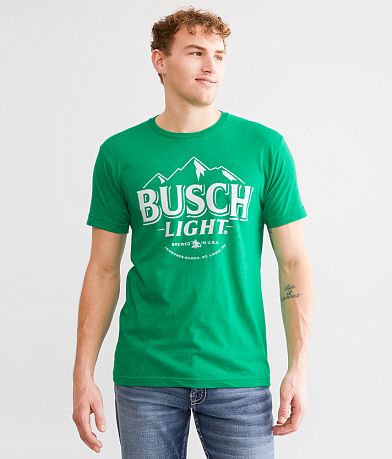 Brew City Beer Gear Busch Light Made for Fishing Green Colorway T-Shirt :  : Everything Else