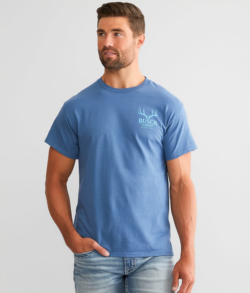 Busch Blue Front And Back Pocket T-Shirt